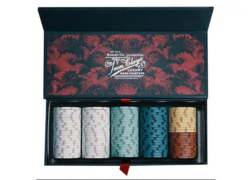 Аксесуар Roxley Game Laboratory Brass Делюкс фішки Brass Iron Clays 100 (ROX_2) - фото 2