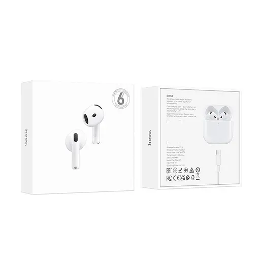 Наушники Hoco True Wireless stereo headset EW84 BT5.4, 35/300mAh, 6h - фото 2