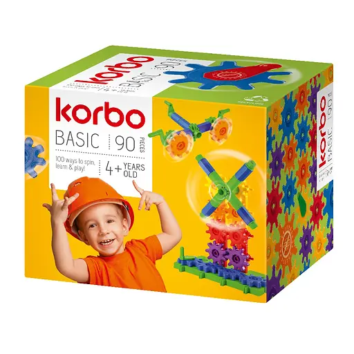 Набор для творческого конструирования Korbo Basic 90 деталей (R.1400)