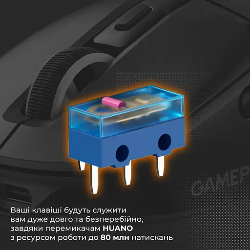 Мышь GamePro Genesis Airmaster Black (GM167B) [150896] - фото 14