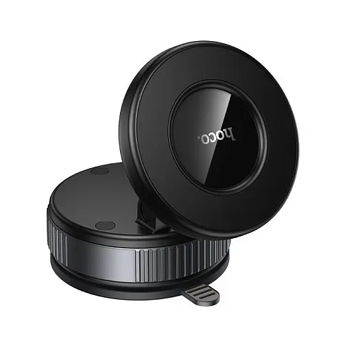 Автодержатель Hoco H86 Dragon manual suction cup magnetic holderuniversal черный серый - фото 2