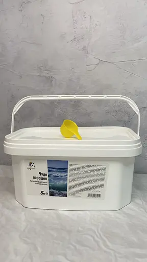 Кисневий порошок-відбілювач / Диво-порошок Чарівниця Перкарбонат Відро 5кг - фото 1