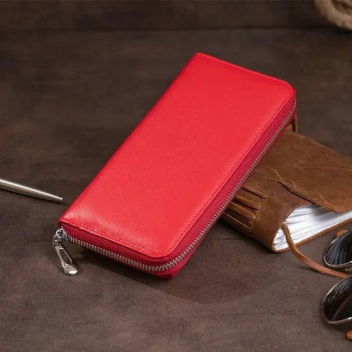 Жіночий шкіряний гаманець ST Leather 20х10х2 см acs0015522 - фото 8