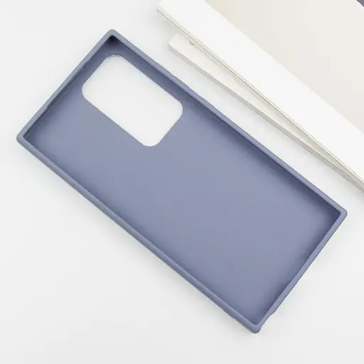 TPU чехол Epik Bonbon Metal Style with MagSafe для Samsung Galaxy S24 Ultra Серый / Lavender - фото 4