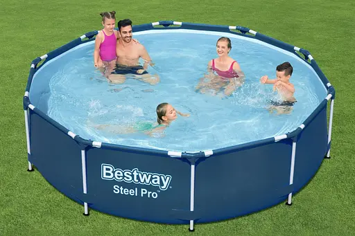 Каркасный бассейн Bestway STEEL PRO 305х76 с фильтром и насосом 56679 - фото 8