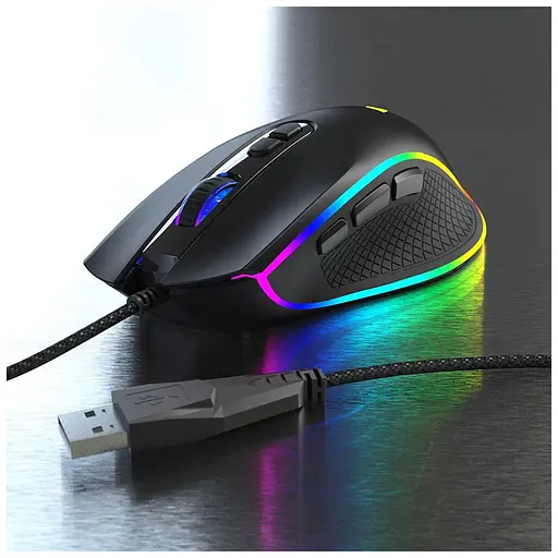 Мишка Modecom Veles Volcano RGB USB Black (M-MC-VELES-100) - фото 9