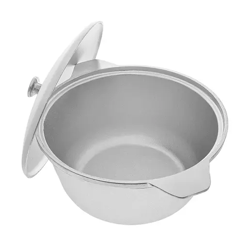 Каструля алюмінієва із кришкою 3 л, Полімет Сірий 83388 - фото 6