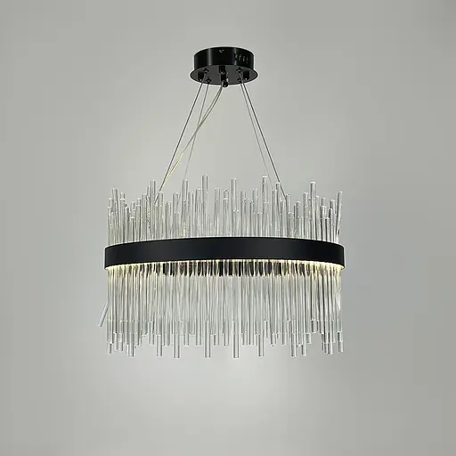 Розкішна люстра COLISEUM BLACK Ø 50 см | Арт. J 881-500 BK | Line F - фото 6