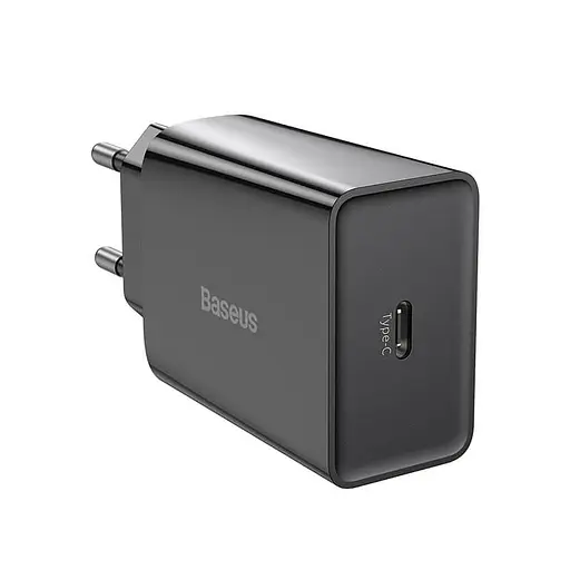 Адаптер питания – зарядный блок BASEUS Speed ​​Mini Quick Charger выход 1Type-C 20 W (CCFS-SN01) - фото 1