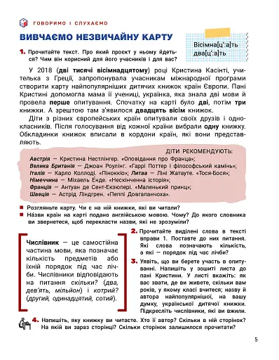 Українська мова та читання. 4 клас. Підручник. Частина 2 - фото 2