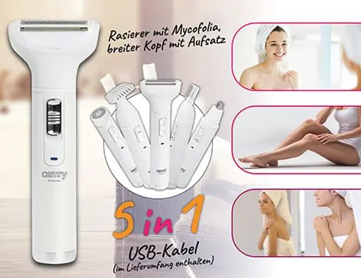 Женский мульти триммер 5в1 для тела Camry CR 2935 - фото 4