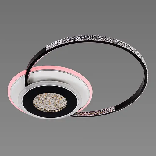 Люстра светодиодная акриловая Sirius C7067/500 WH+BK (RGB) 80W+8W - фото 5