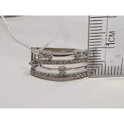 Серебряные серьги Vegas с фианитами. 20045Р - фото 5