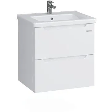 Тумба підвісна Sanwerk Ера Air 60 Білий з умивальником Space Line (MV0000854) Білий - фото 1