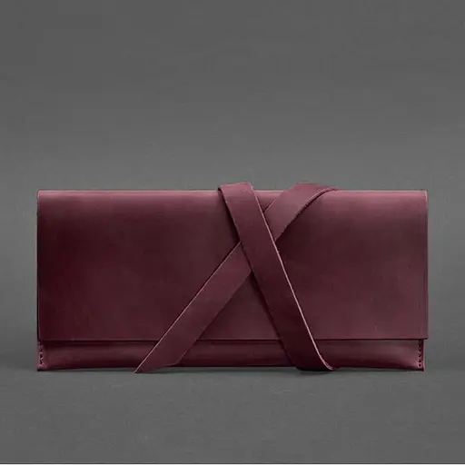 Кожаный тревел-кейс Voyager 1.0 бордовый Crazy Horse - фото 7