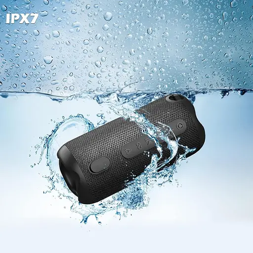 Портативний Bluetooth-динамік Linkyou - Удосконалені бездротові стереозвукові динаміки з 24-годинним часом відтворення, IPX7 - фото 3