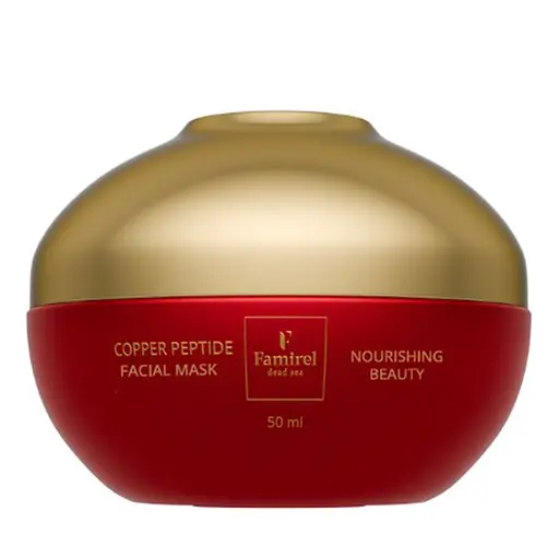 Живильна маска для обличчя з пептидами міді Famirel Copper Peptide Facial Mask, 50 мл
