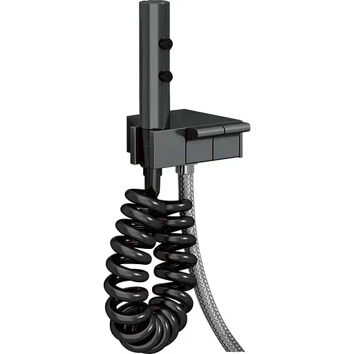 Кран для гігієнічного душу та бачка унітазу Champion PHS-333 Black CH6553, Чорний матовий - фото 1