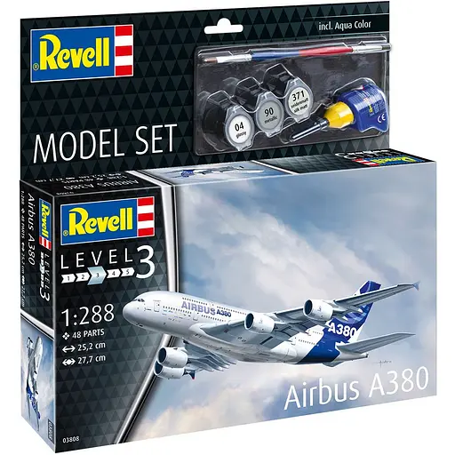 Збірна модель-копія Revell набір Літак Airbus A380, 1:288 (RVL-63808) - фото 2