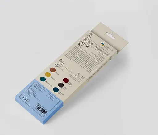 Набір кольорових лінерів, 6 кольорів, 6 set Vintage, IDEA10-AL6VINT, 99IDEAS - фото 2