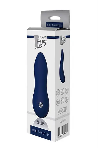 Кліторальний вібростимулятор Dreamtoys Blue Evolution Zelus 11 см синій - фото 7