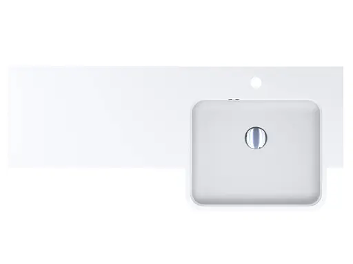 Умивальник Miraggio Fontana R matt 0001894, Білий матовий - фото 3