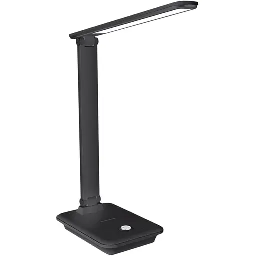 Лампа настільна Titanum TLTF-009B Black 500 лм 10 Вт 3000K/4000K/6500K сенсорний вимикач 