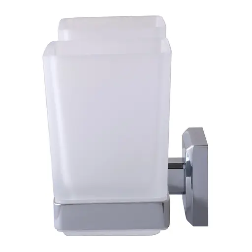 Склянка подвійна Topaz TКВ 9928A хром - фото 4