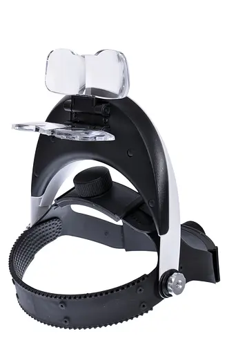 Лупа бинокулярная с Led подсветкой 1X 3.5 X увеличение Magnifier 81001-H - фото 3