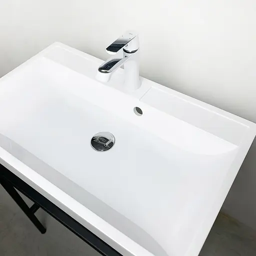 Раковина Adamant умывальник STRENG NEW искусственный камень прямоугольная - фото 6