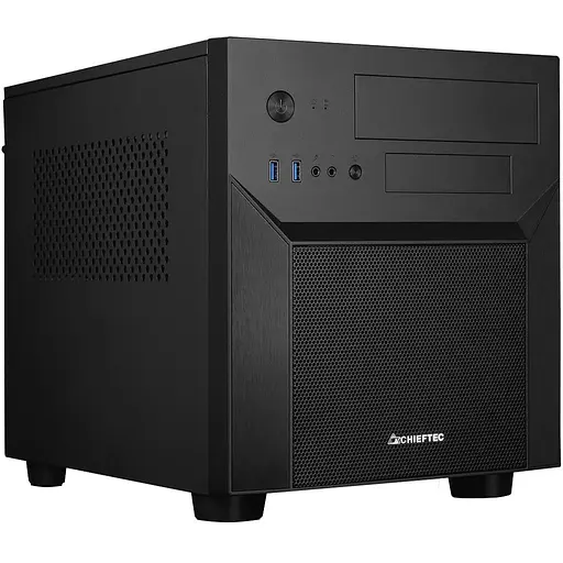 Корпус Chieftec Gaming Cube Black, без BR, MicroATX/Mini ITX, 2xUSB 3.1, 390х265х295 мм, 4.3 кг (CI-02B-OP)