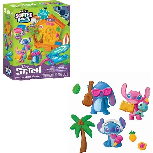 Тесто для лепки Cra-Z-Art с фигуркой Стич 11 ед. (36863CRA) - фото 4