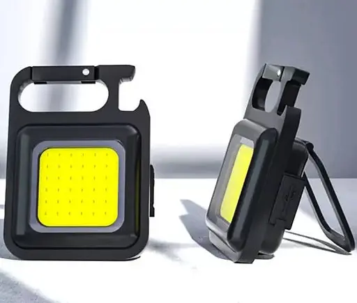 Мини фонарик брелок WD COB Rechargeable Keychain light с открывалкой и магнитом светильник аккумуляторный - фото 4