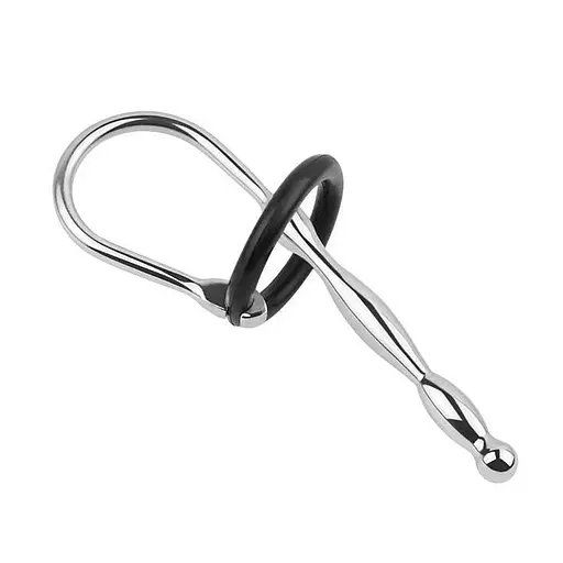 Уретральний катетер сталевий з ерекційним кільцем - фото 3