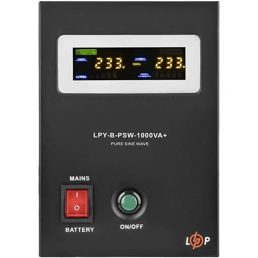ДБЖ з правильною синусоїдою LogicPower 12V LPY-B-PSW-1000VA + 700 Вт 10A/20A - фото 1