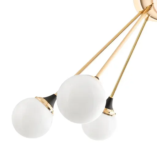 Люстра Brille потолочная молекула в спальню E14 40W G (BL-415C/6) - фото 4