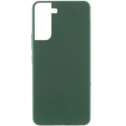 Чохол Silicone Cover Lakshmi (AAA) для Samsung Galaxy S21 FE Зелений / Cyprus Green