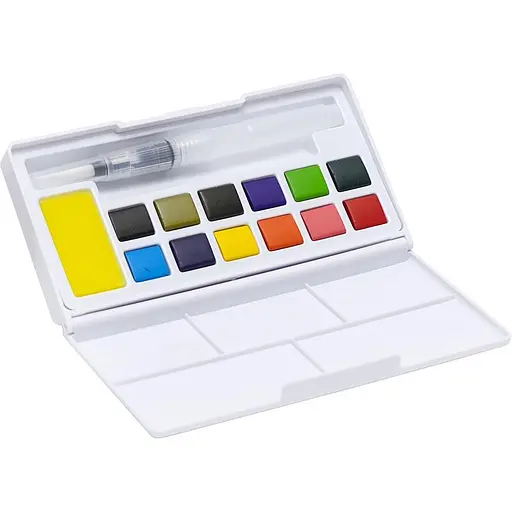 Фарби акварельні художні SDW12, 12 кольорів - фото 2