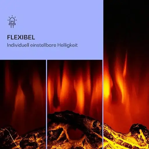 Електричний камін KLARSTEIN Lamington 2000 Вт Білий (10038006) - фото 5