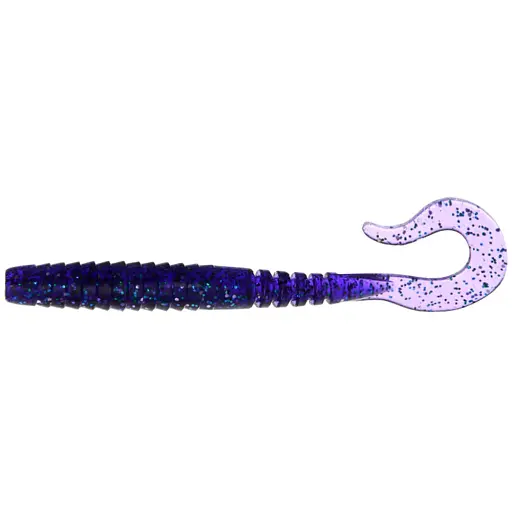 Силикон FishUP Vipo 2.8" #060 - Dark Violet/Павлина & Silver (9 шт/уп)