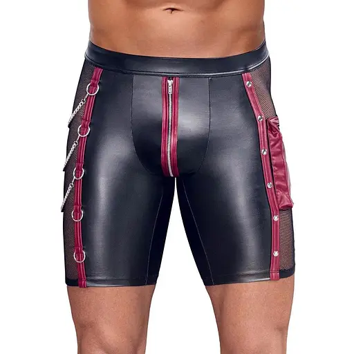 Чоловічі шорти Nek S (чорний з червоним)