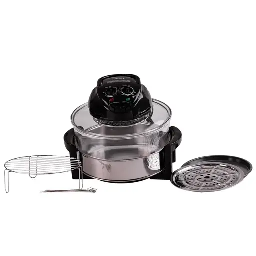 Аэрофритюрка 6 в 1 Sokany SK-560 электрическая аэрогриль 13 л 1400 Вт галогенная печь температура до 250 С - фото 3