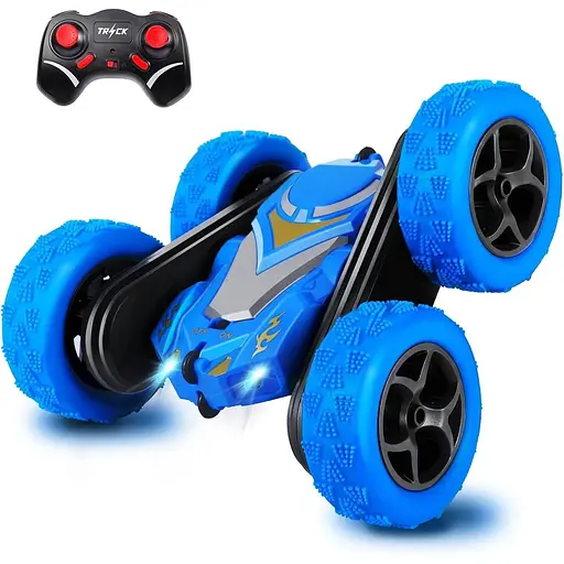 Автомобили с дистанционным управлением RC Stunt Car Toys для мальчиков и девочек, 2.4 ГГц, двухсторонние 360° Flips 4WD