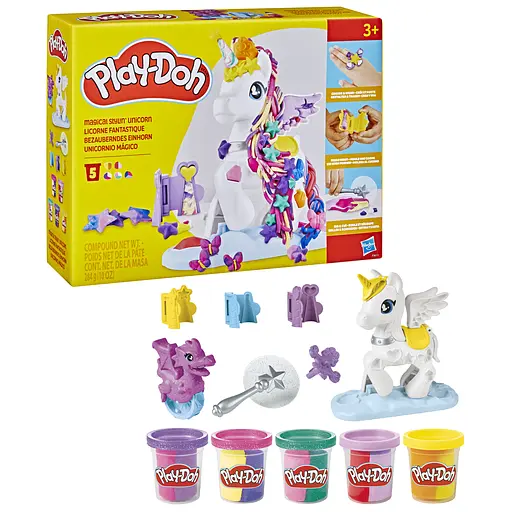 Набір для творчості Hasbro Play-Doh Стильний єдиноріг з масою для ліплення (F3613)