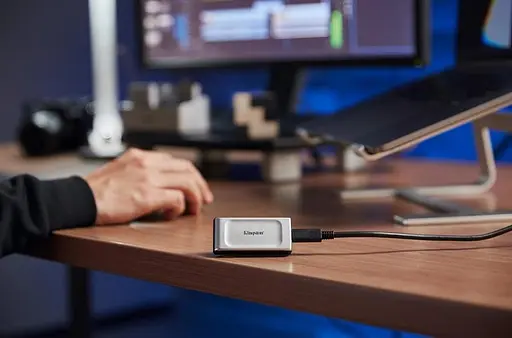 Диск портативний переносний SSD Kingston XS2000 500 GB USB 3.2 Gen2 (2x2) Type-C - фото 9