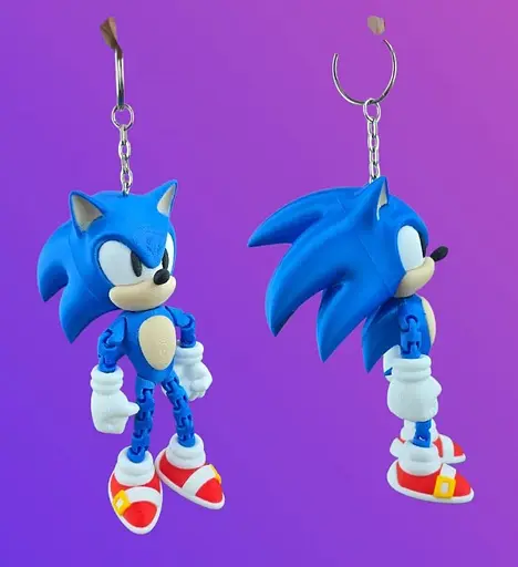 3D Сонік, 13 см, рухливий - фото 2