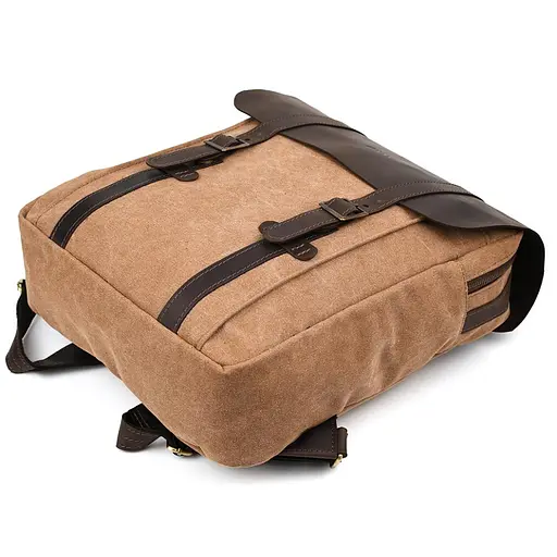 Кожаный женский рюкзак TARWA 32х40х11 см nsa0001410 - фото 6