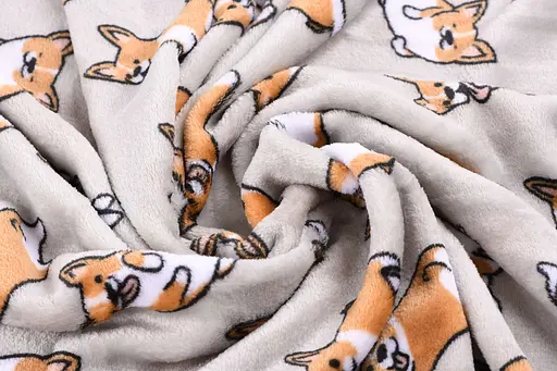 Плед Ardesto Flannel 160х200 см корги (ART0109PB) - фото 4