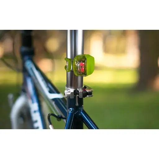 Ліхтар блимавка комплект Good Bike Silicon LED в силіконовому корпусі 2 шт. зелені (92325Green-IS) - фото 6