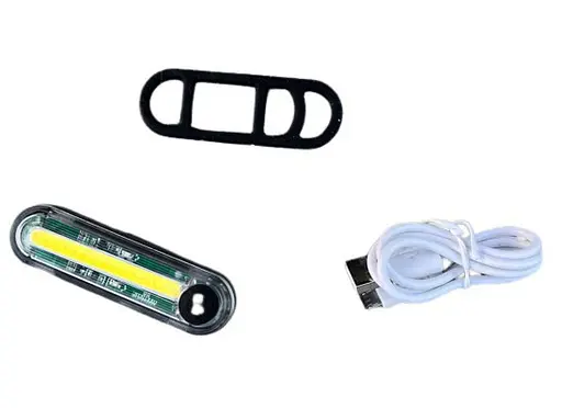 Велосипедная задняя фара Machfally 12480 мигалка вело подсветка с лед лентой яркий белый свет - фото 1